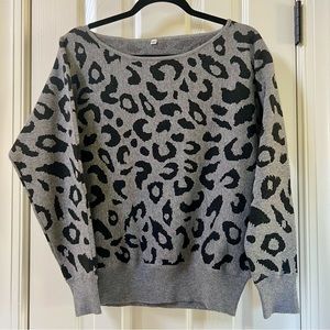 Woman’s Leopard Print Sweater | Small | NWOT